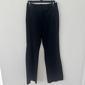 Vintage Star City Black and Pink Lowrise Pinstripe Trousers